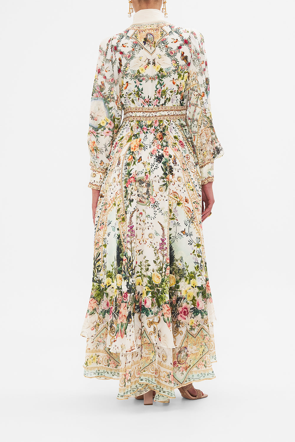 LONG BUTTON FRONT DRESS RENAISSANCE ROMANCE