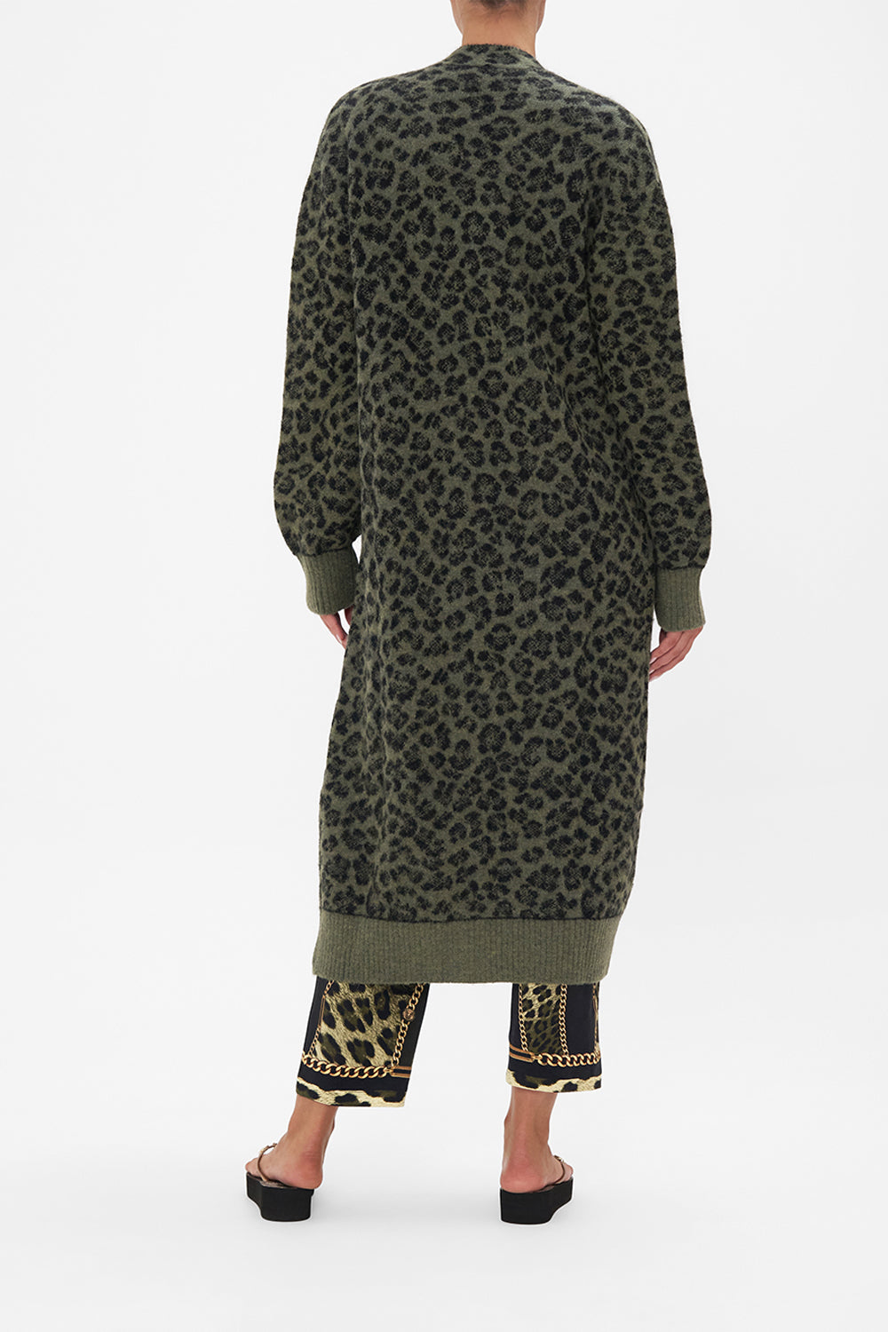 LONG COCOON CARDIGAN LIONS MANE