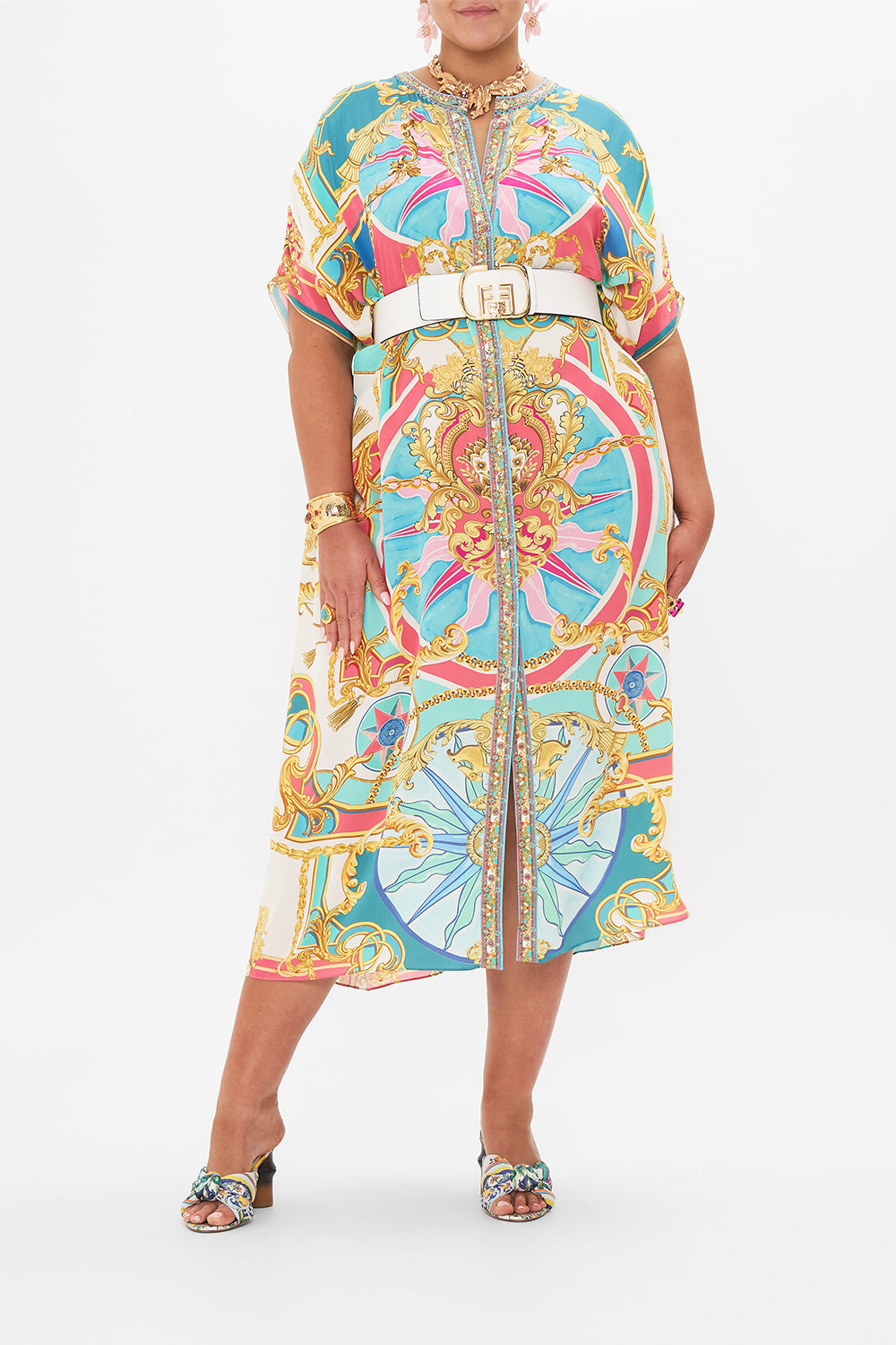 BUTTON THROUGH BATWING KAFTAN SAIL AWAY WITH ME