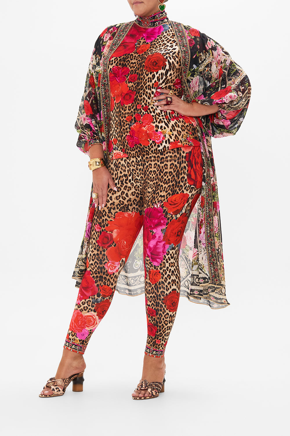 JERSEY TURTLENECK HEART LIKE A WILDFLOWER