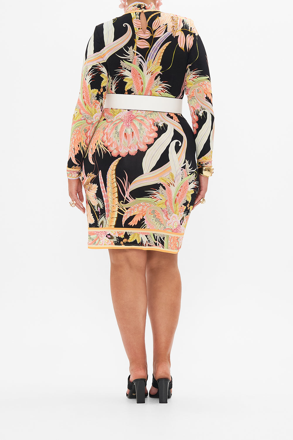 CROSS FRONT MINI DRESS LADY OF THE MOON