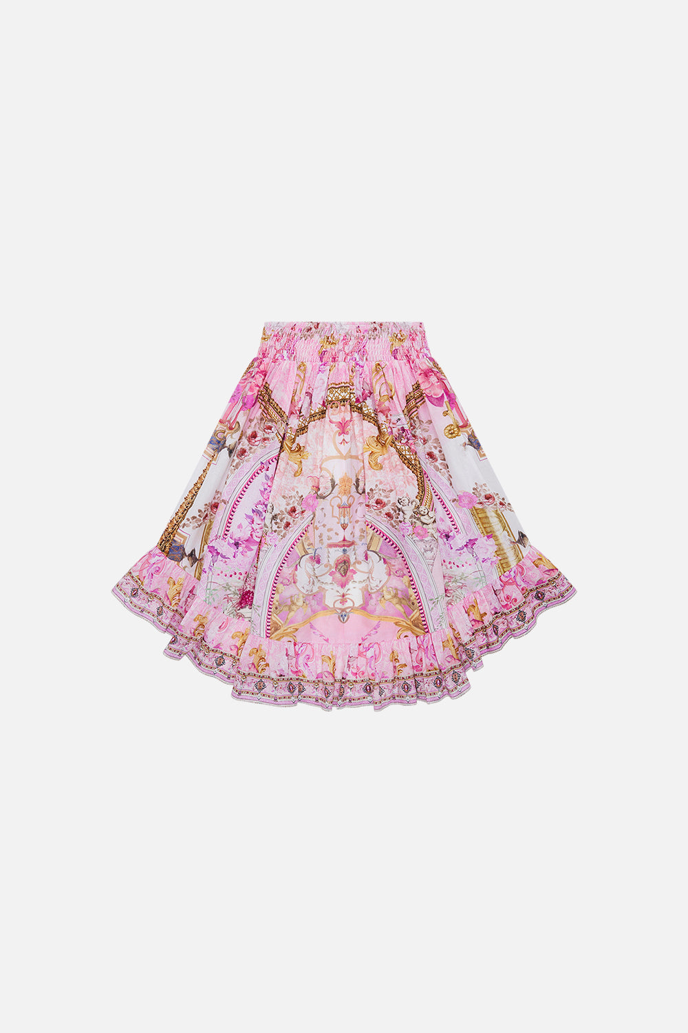MILLA BY CAMILLA high low skirt in Fresco Fairytale print