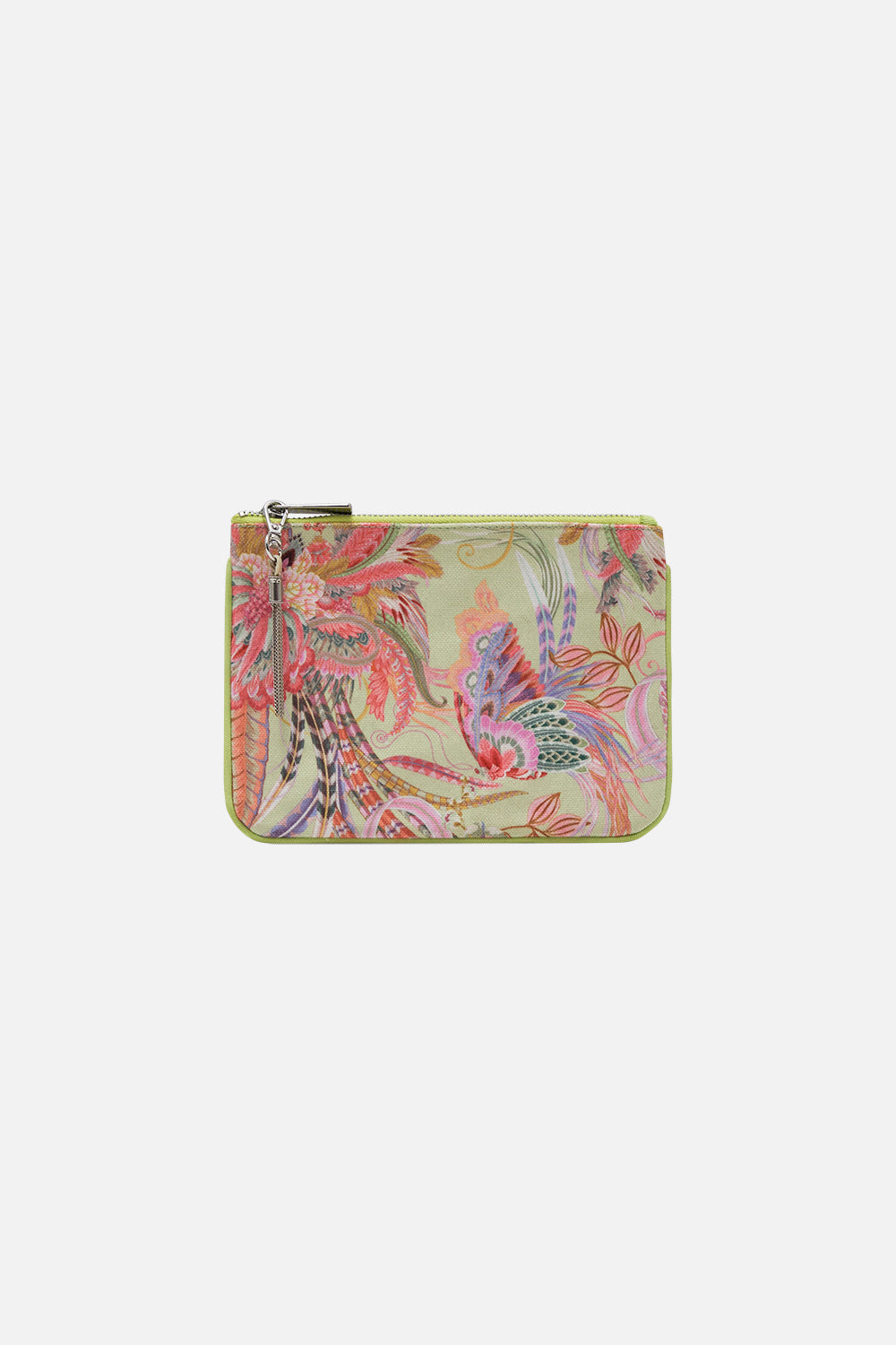 CAMILLA designer coin purse in Cosmic Tuscan print