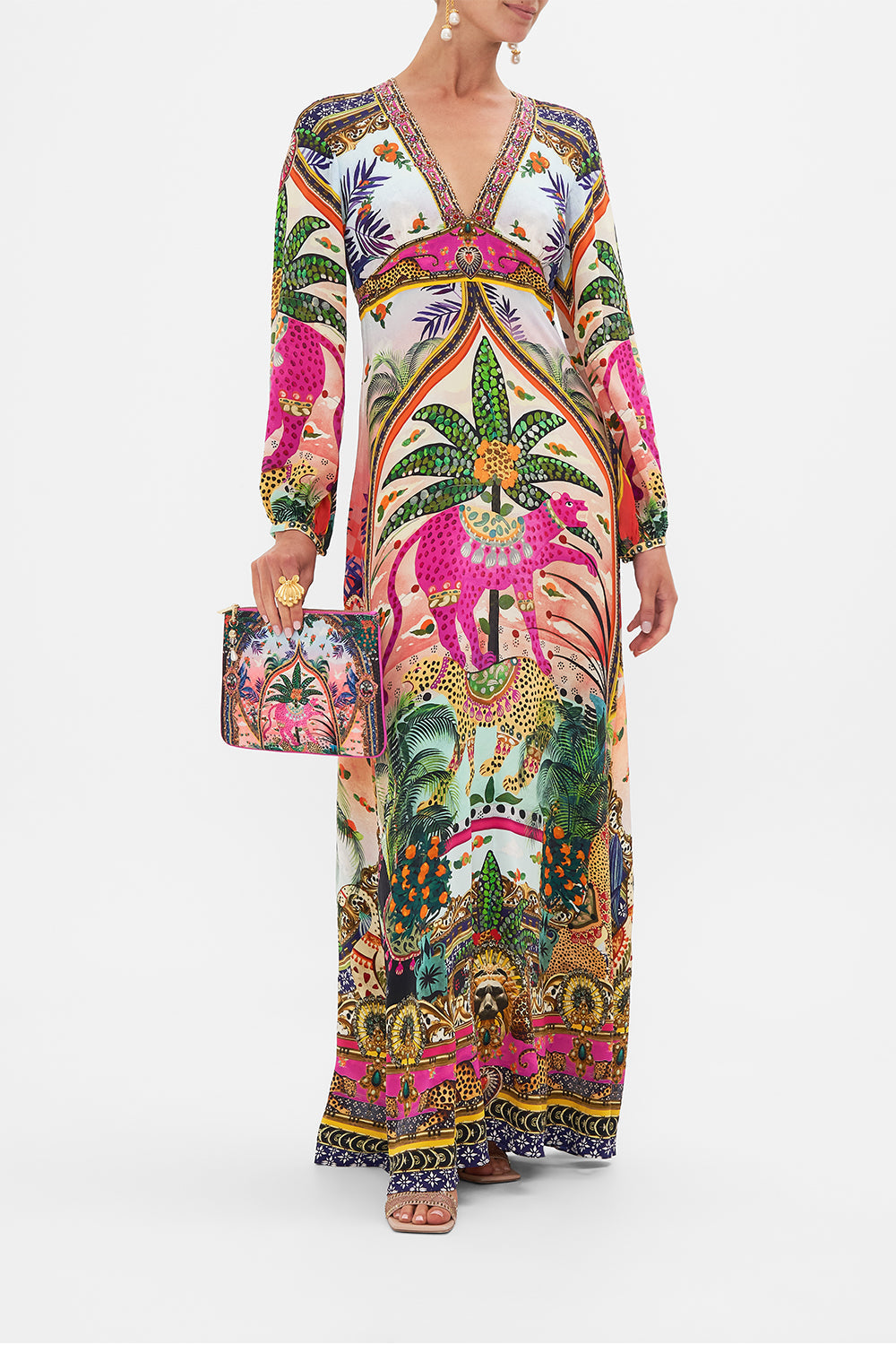 SMALL CANVAS CLUTCH ALESSANDROS ATLANTIS