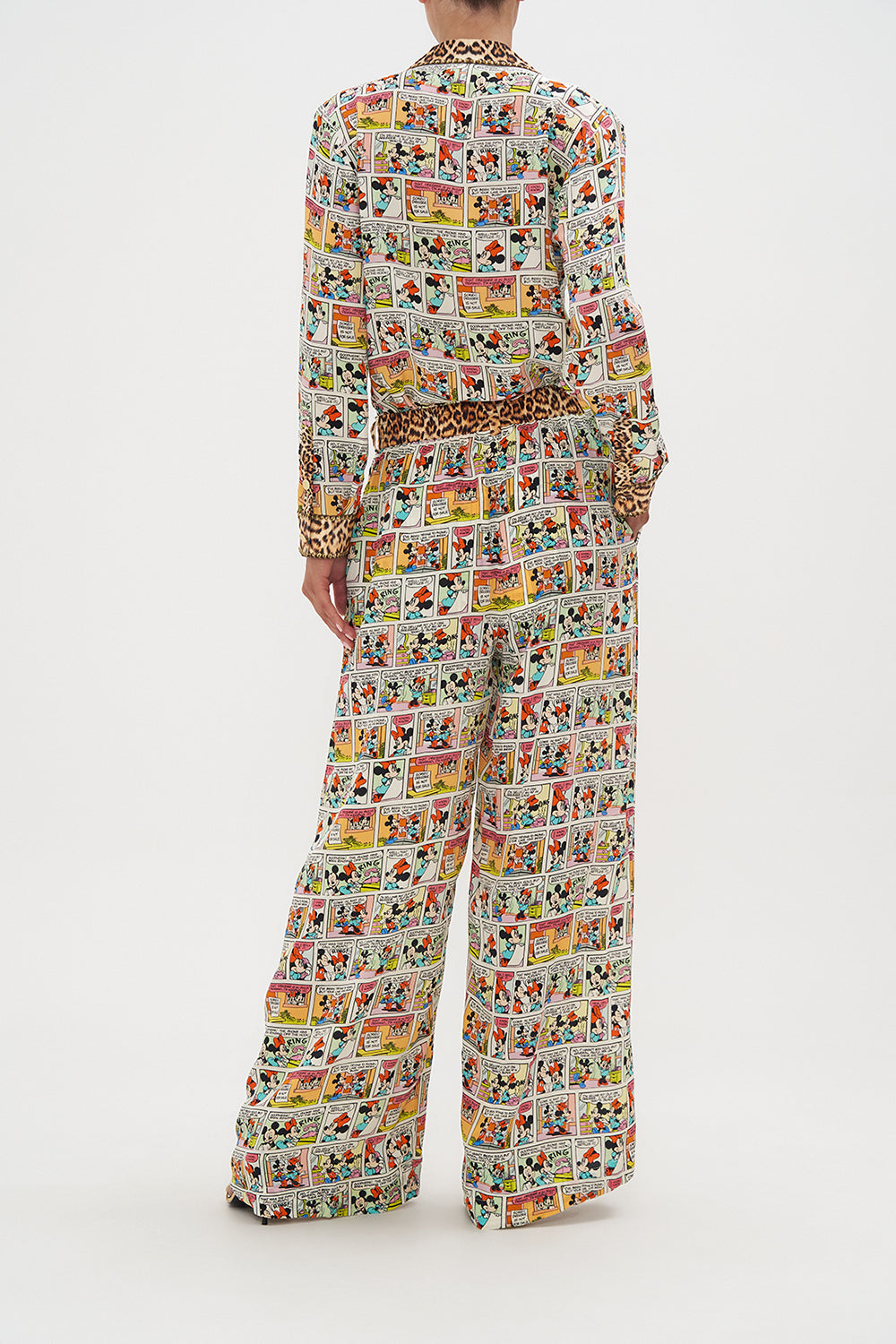 WIDE LEG WAISTED PANT A TRIP DOWN THE COMIC STRIP