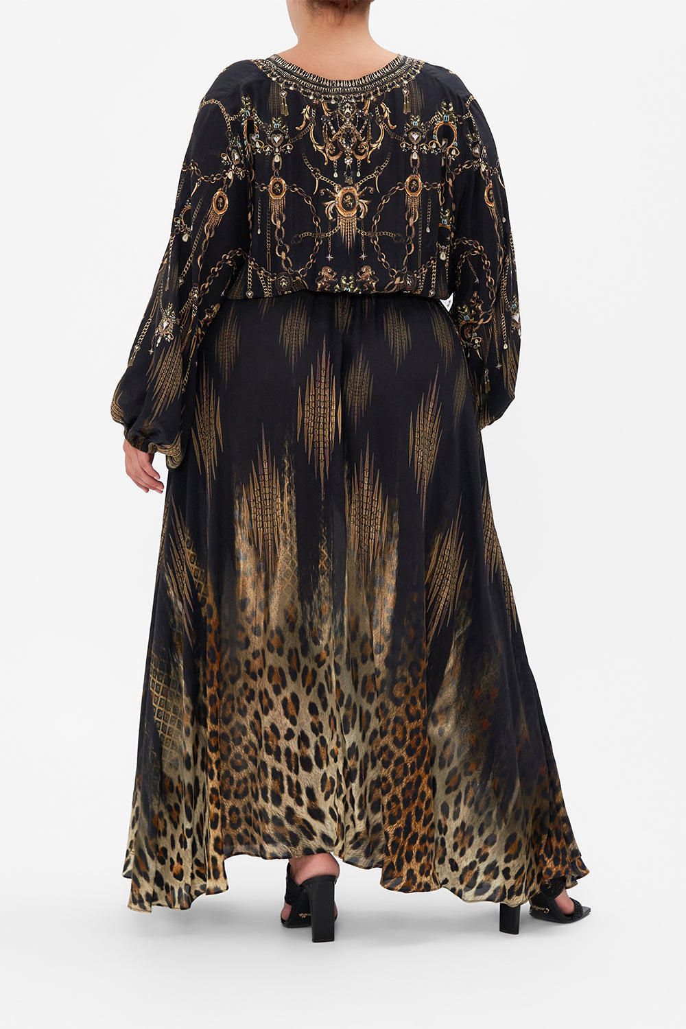 SHIRRED RELAXED FIT DRESS JUNGLE DREAMING