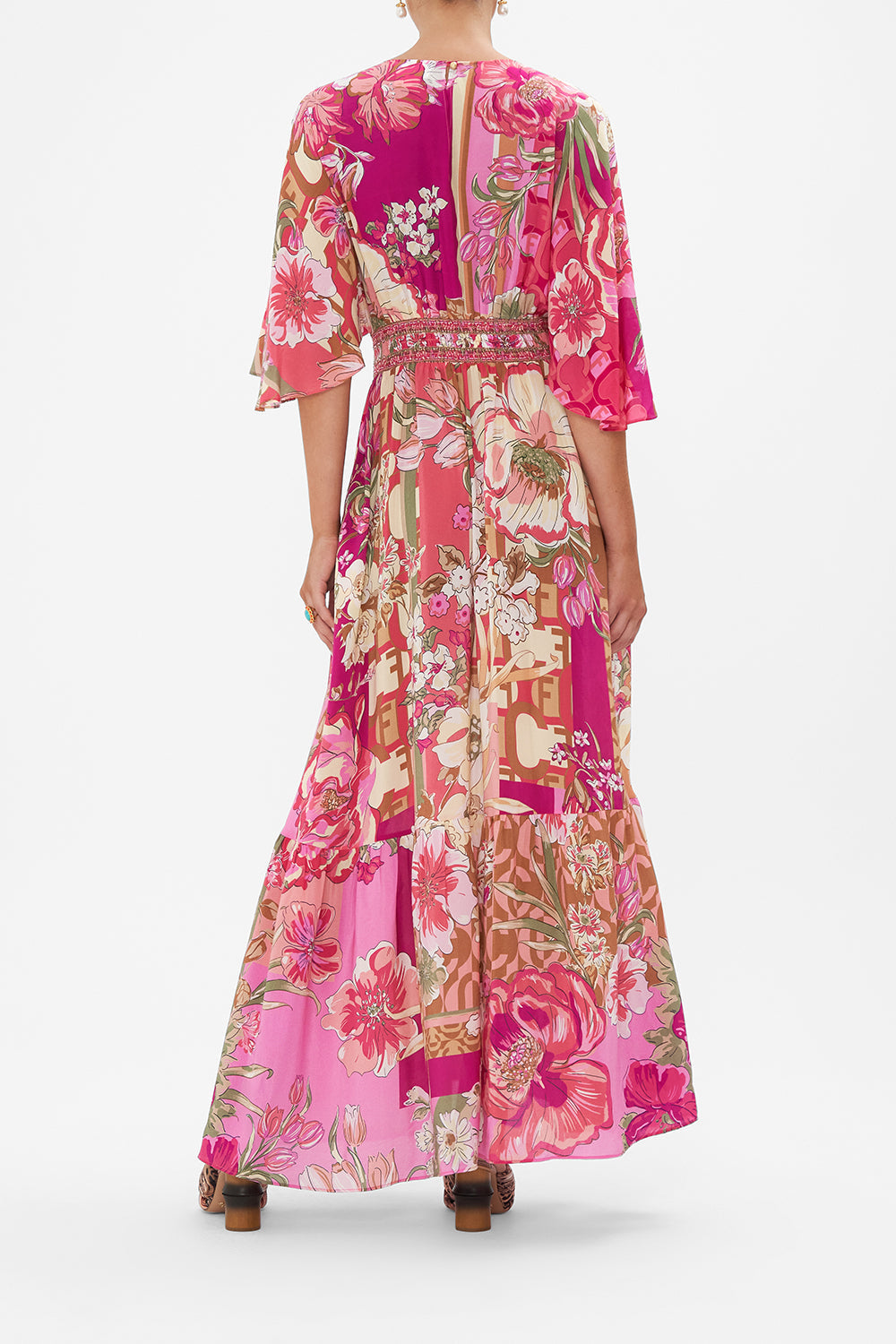 WAISTED DRESS WITH HEM RUFFLE A GIRL NAMED FLORENCE