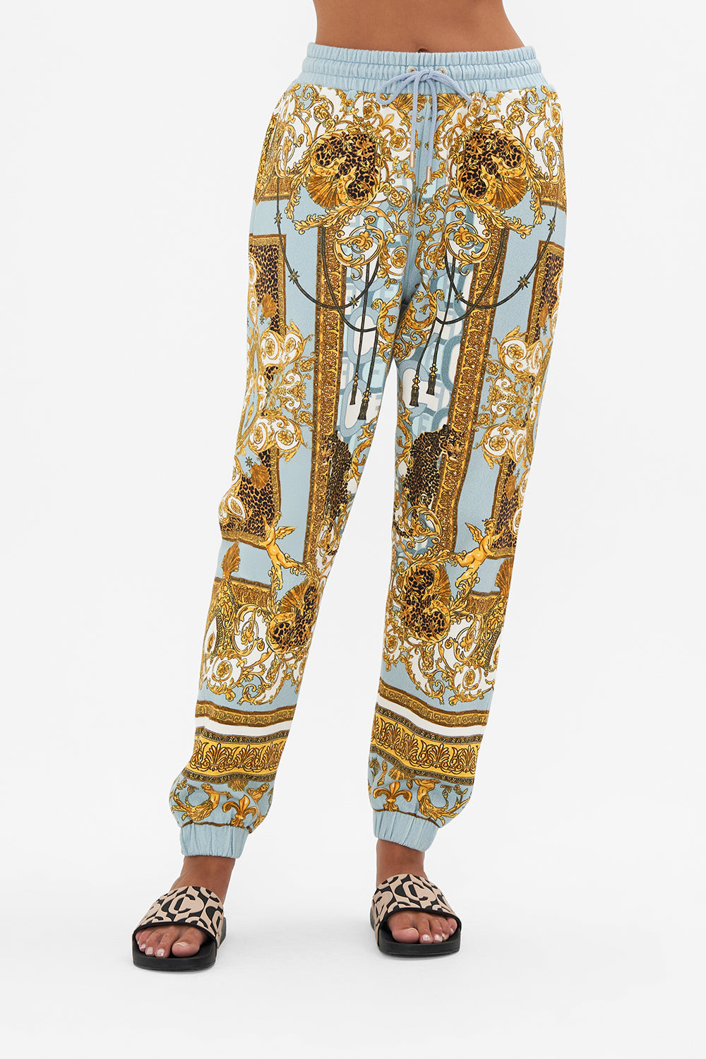 JERSEY TRACK PANT PALAZZO PRIDE