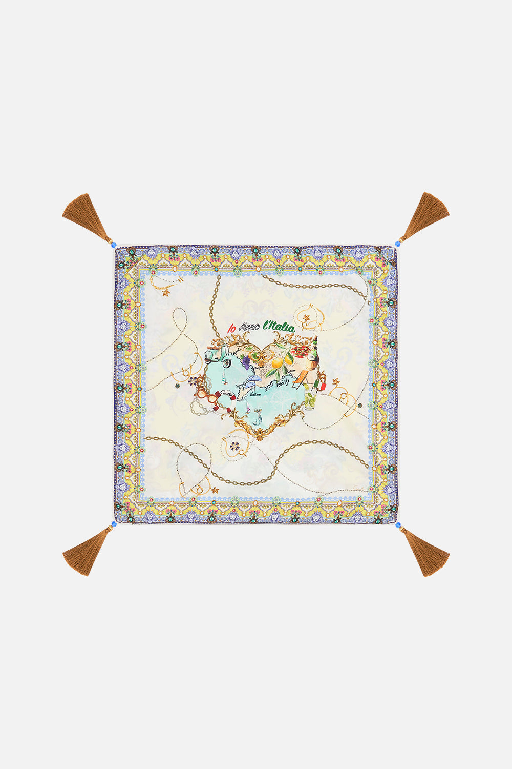 SMALL SQUARE CUSHION CATERINA SPRITZ