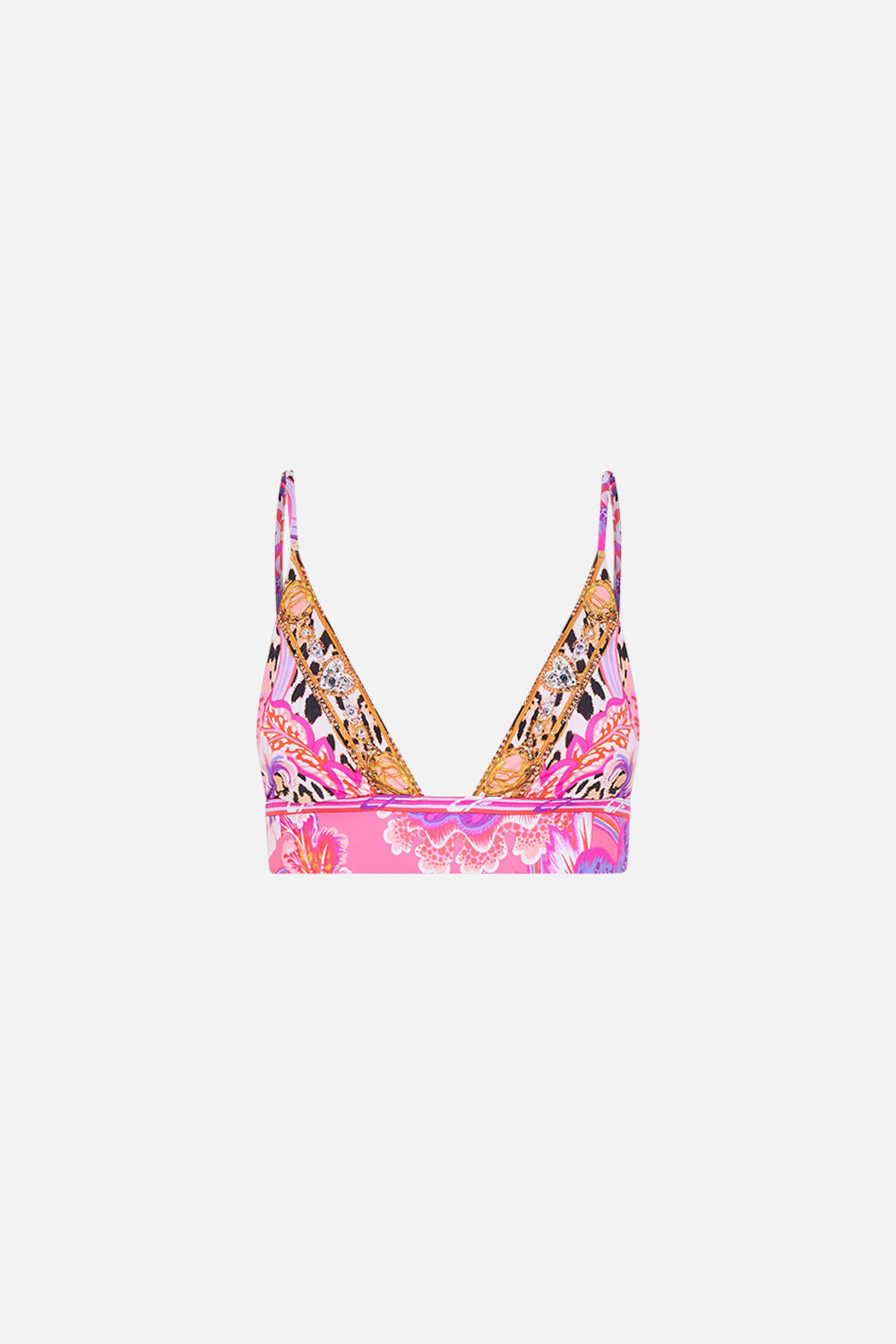 Product view of CAMILLA lingerie bra in Viola Vintage print