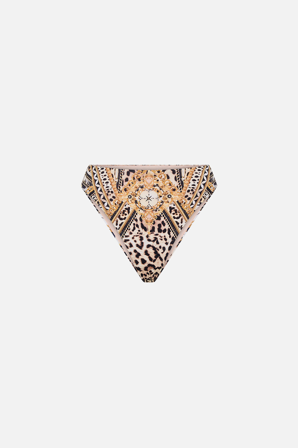 Product view of CAMILLA swim animal print bikini bottom in Mosaic Muse