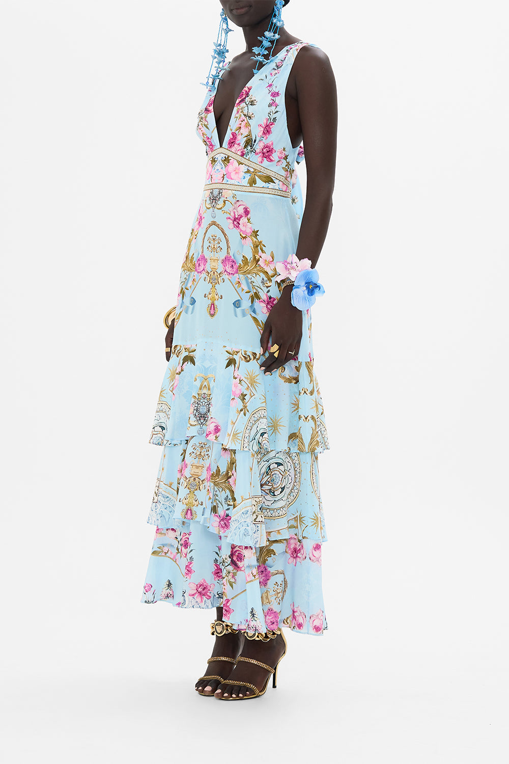 CAMILLA floral print dress in Down The Garden Path print