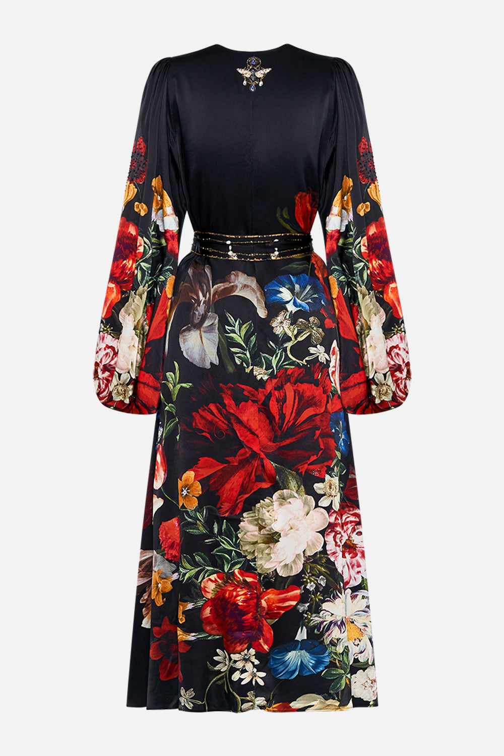 CAMILLA floral print mini dress in A Still Life print