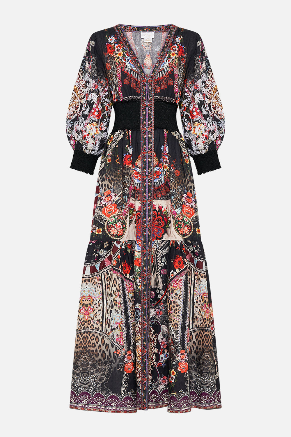 CAMILLA maxi dress in Volendam Dolls print