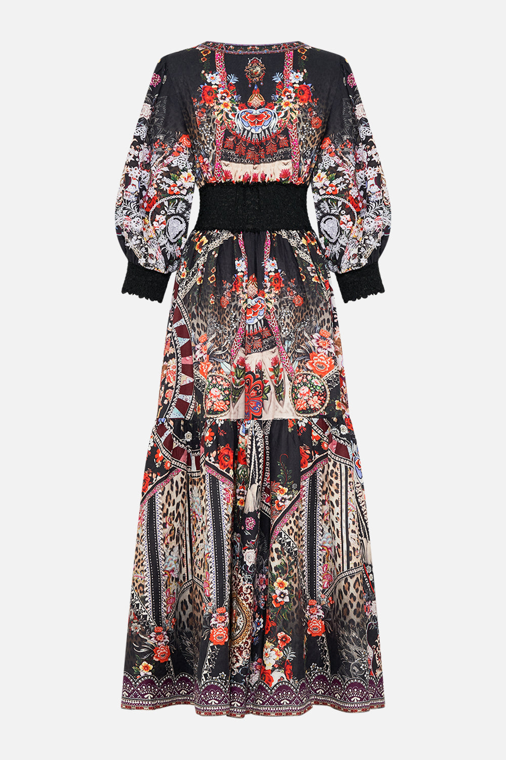CAMILLA maxi dress in Volendam Dolls print