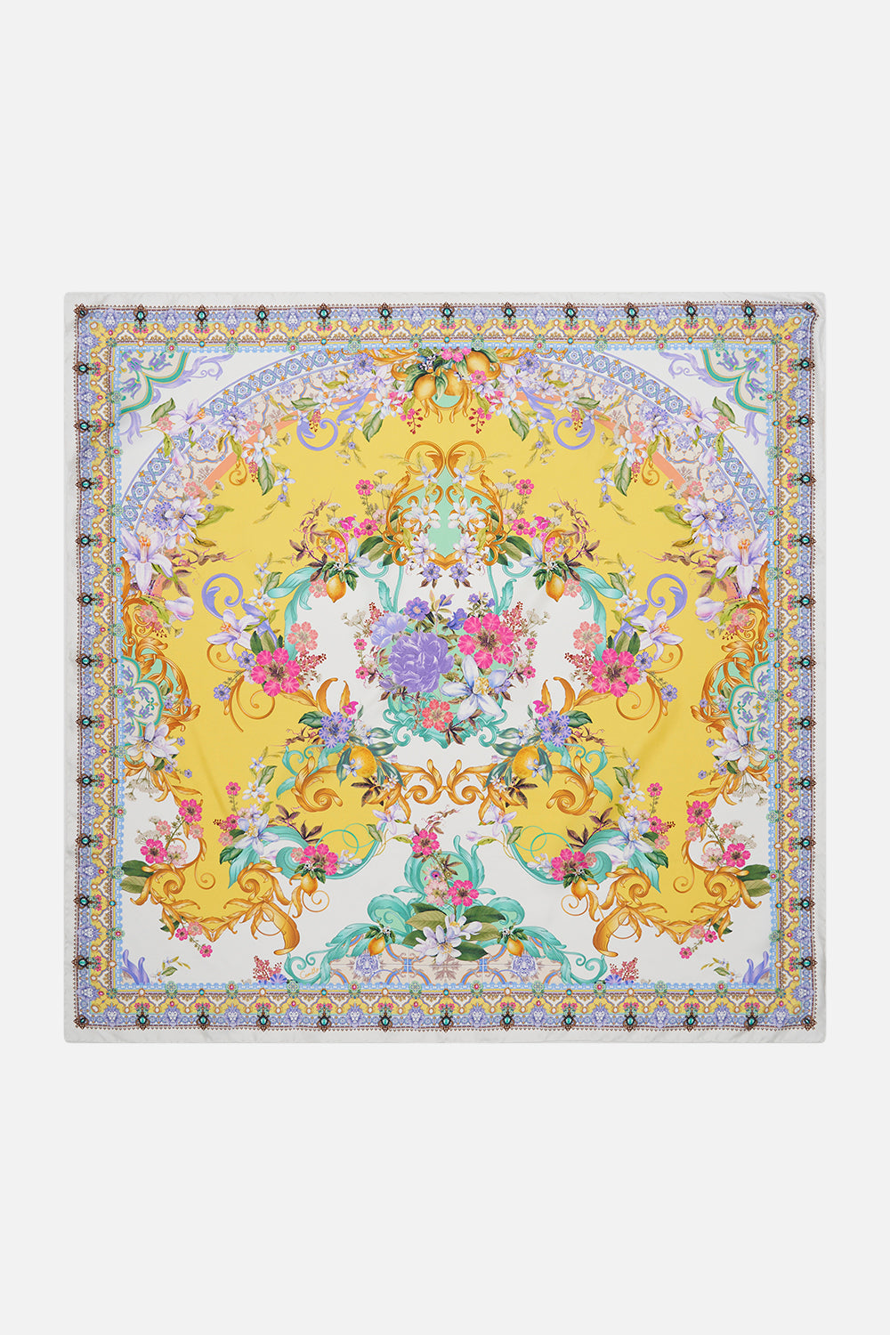 SILK SQUARE SCARF CATERINA SPRITZ