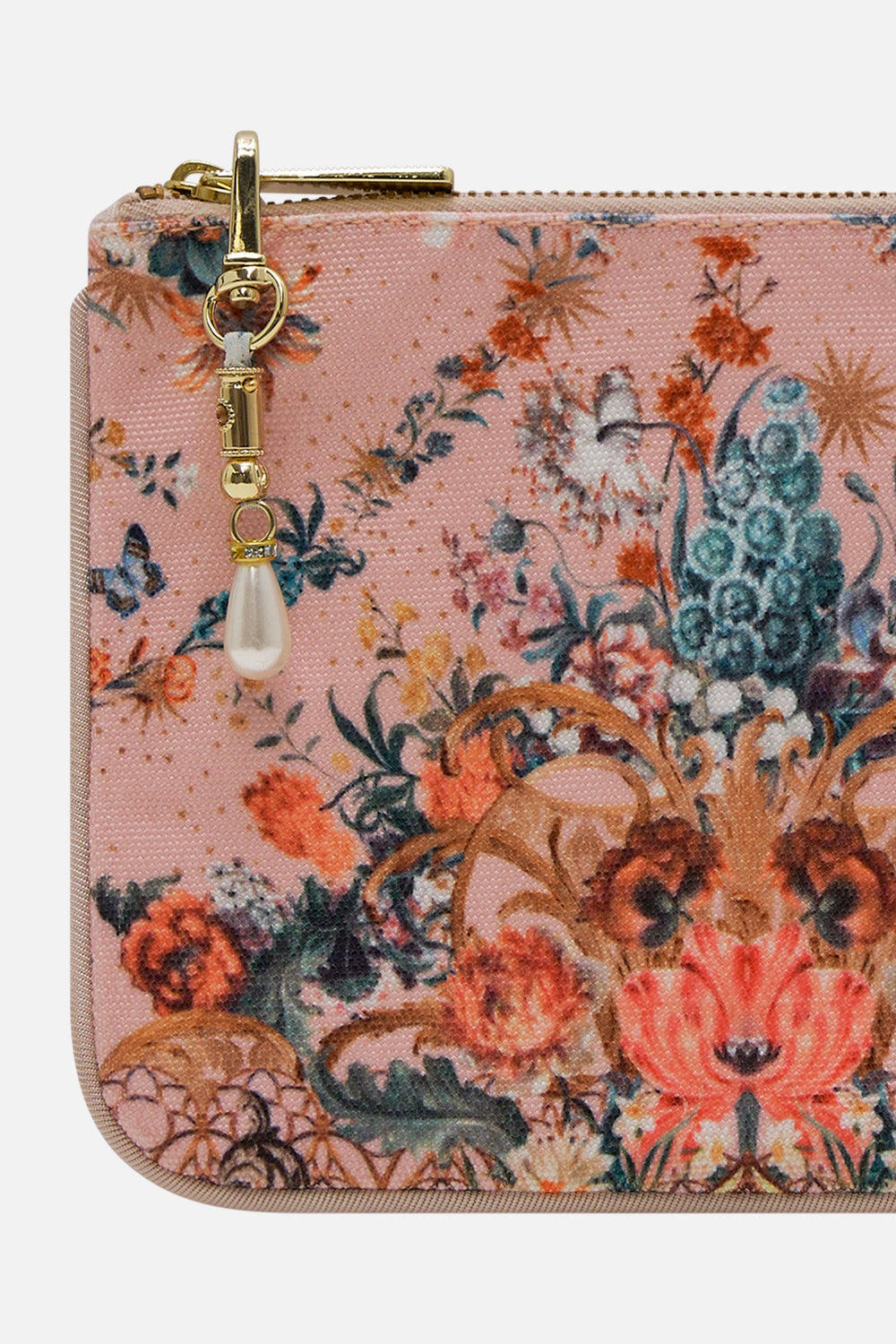 CAMILLA coin purse in Rose Garden Revolution print