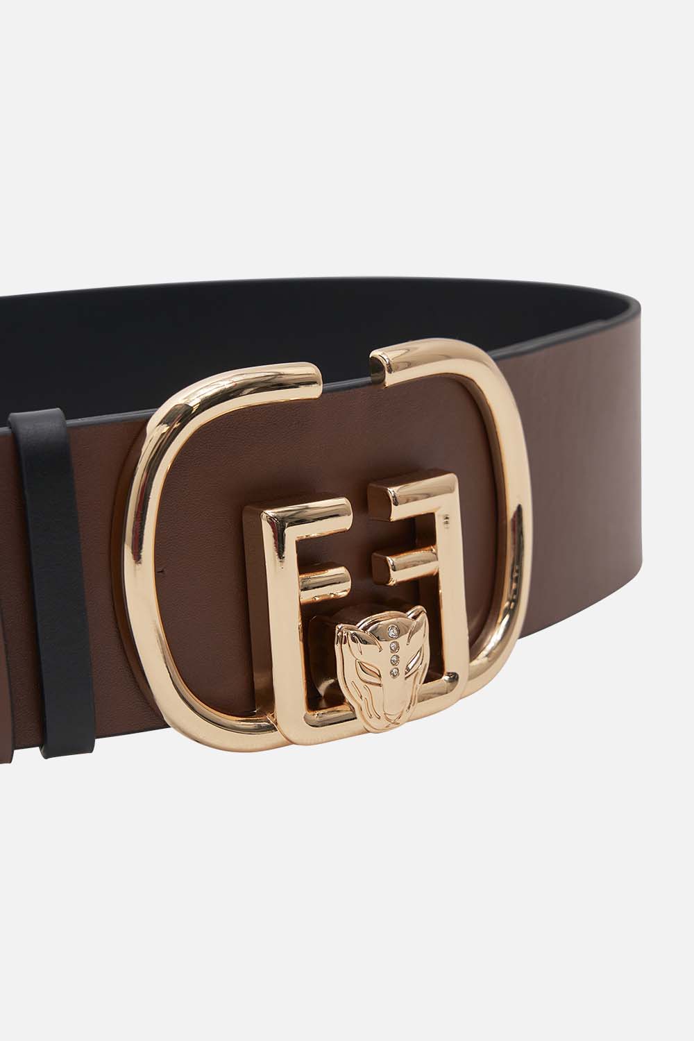 REVERSIBLE BUCKLE BELT TAN