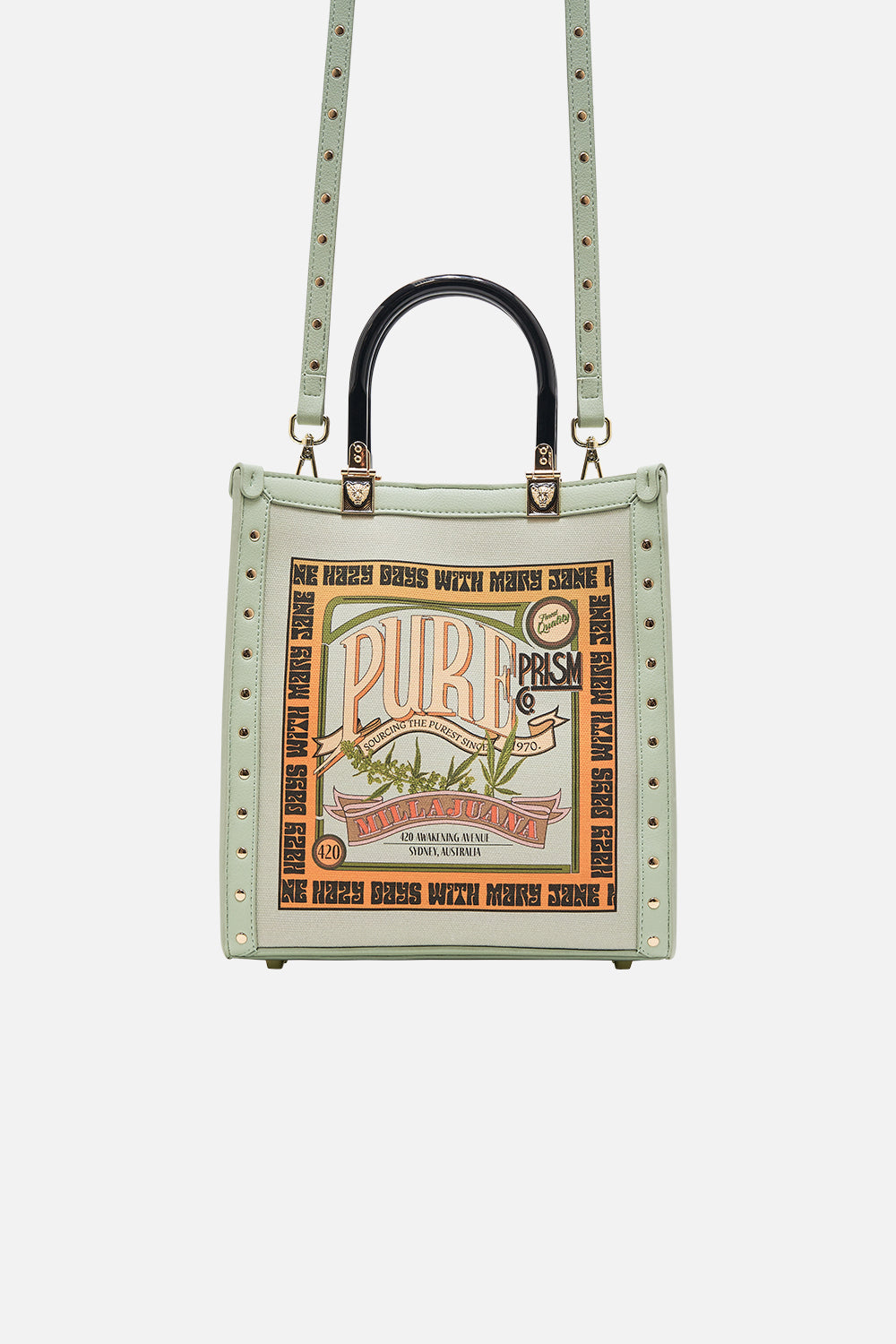 CAMILLA tote bag in Lets Chase Rainbows print