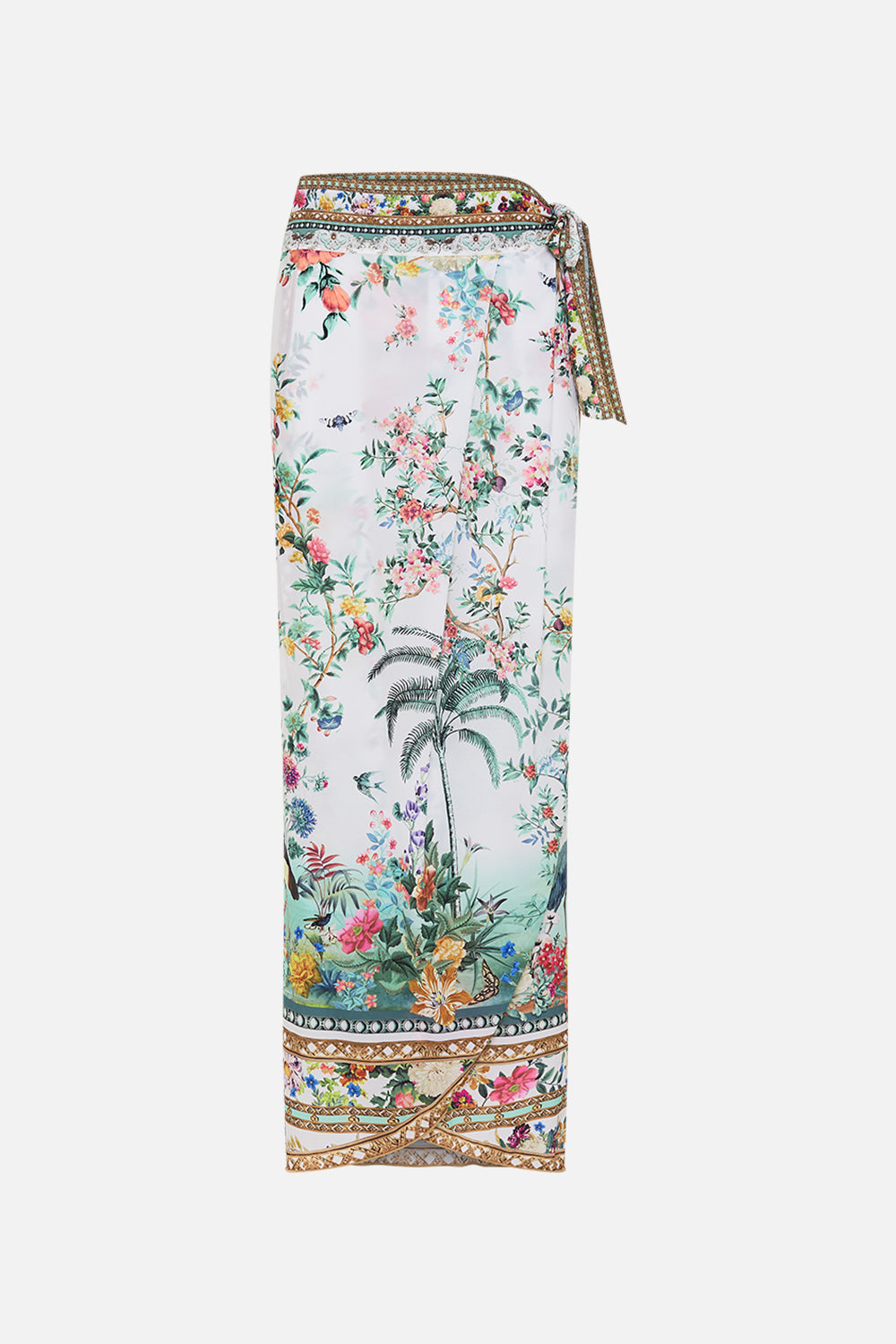CAMILLA resortwear sarong in Plumes and Parterres print