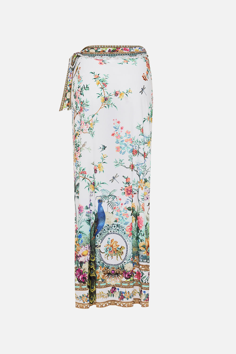 CAMILLA resortwear sarong in Plumes and Parterres print