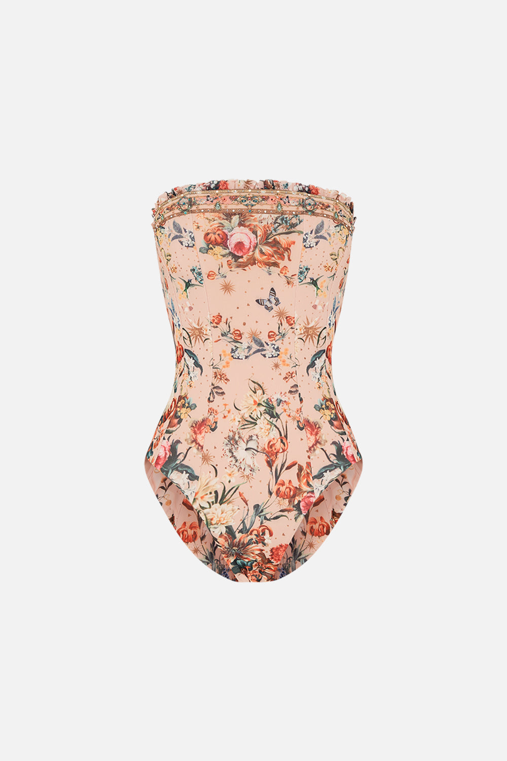 BANDEEU BODYSUIT WITH FRILL ROSE GARDEN REVOLUTION