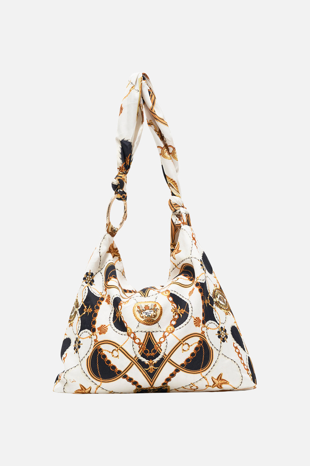 Product view of CAMILLA designer resortwear beach bag in Masked At Moonlight print