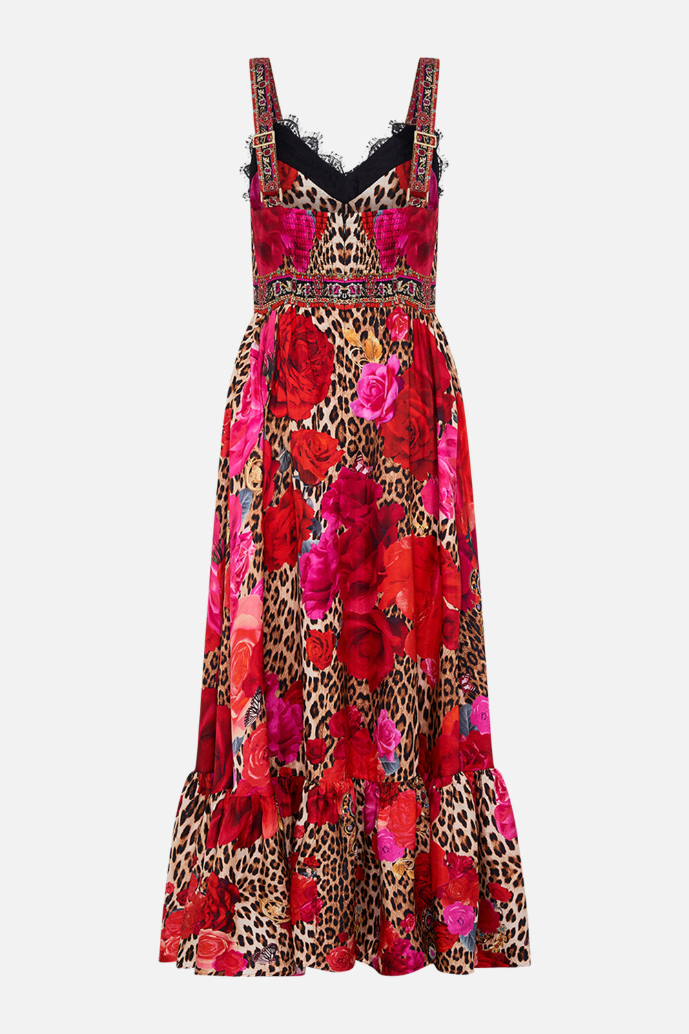 DRESS WITH FITTED BODICE HEART LIKE A WILDFLOWER