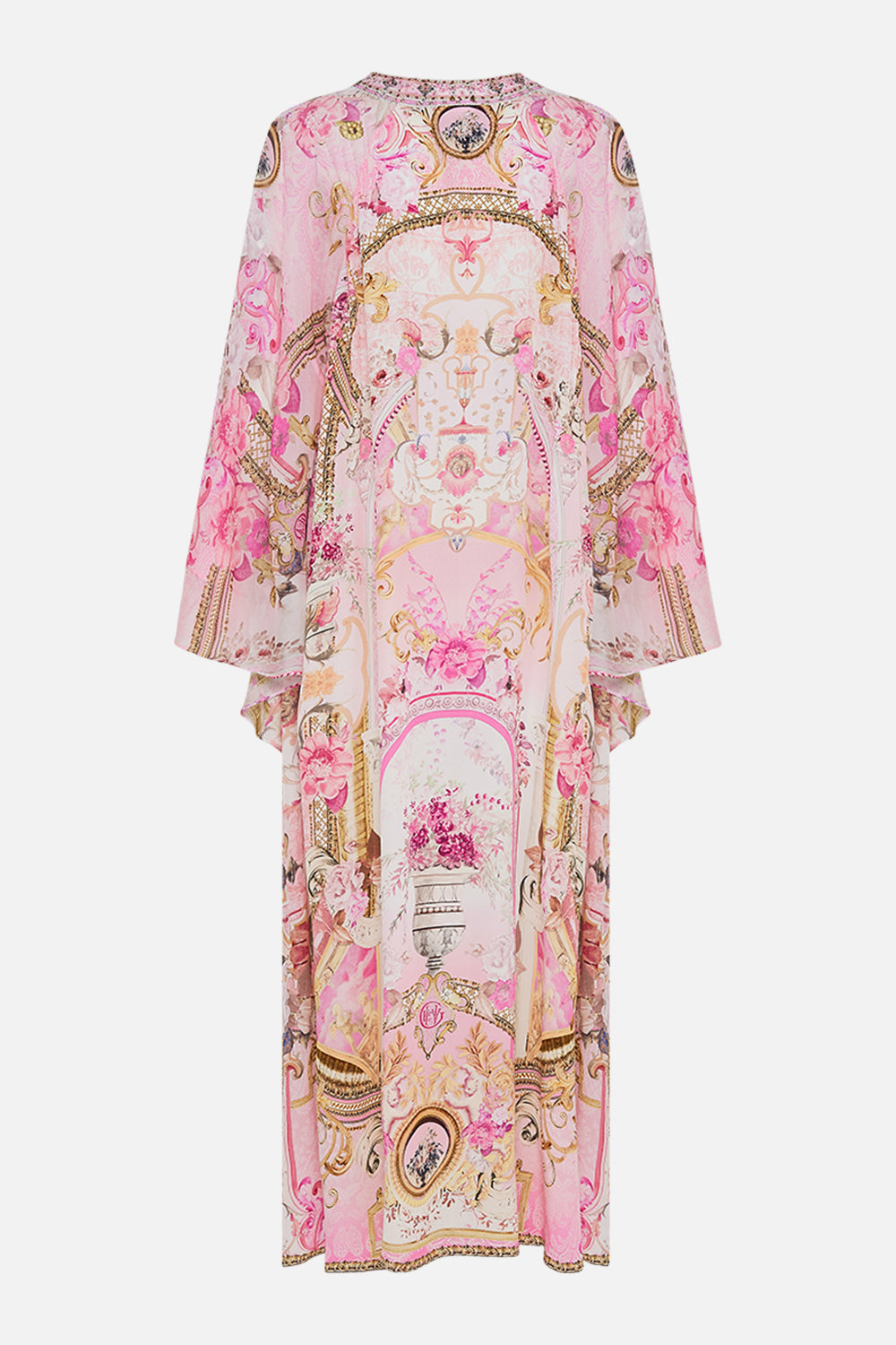 LONG RAGLAN SLEEVE FLARED KAFTAN FRESCO FAIRYTALE