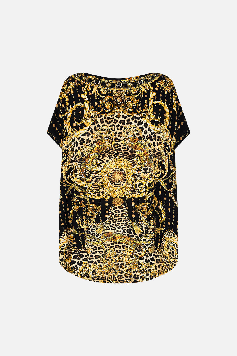 CAMILLA activewear tee in Nouveau Nature print