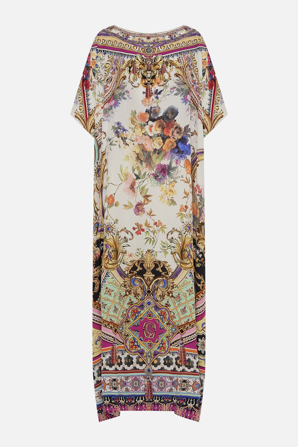 ROUND NECK KAFTAN FRIENDS WITH FRESCOS