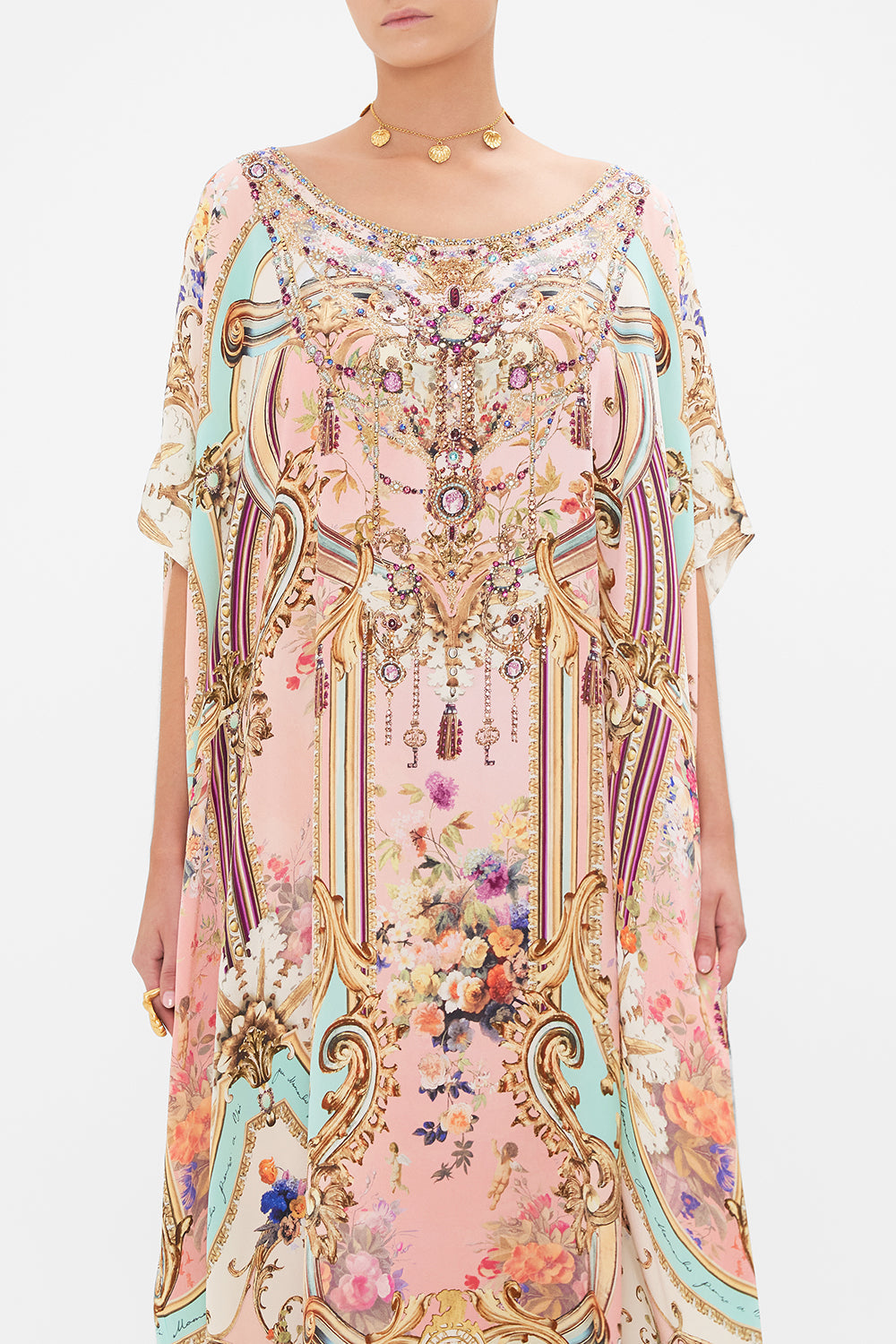 ROUND NECK KAFTAN LETTERS FROM THE PINK ROOM