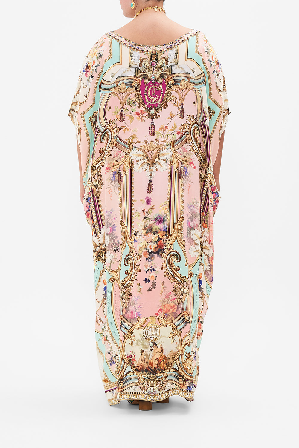 ROUND NECK KAFTAN LETTERS FROM THE PINK ROOM