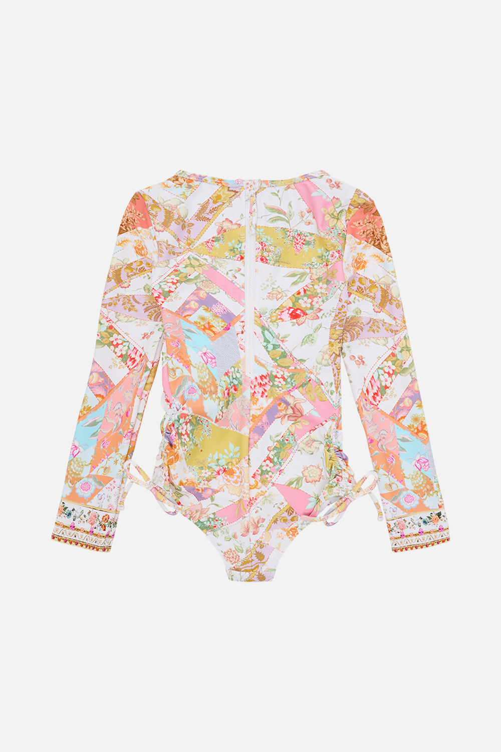 Milla by CAMILLA floral ruched side paddlesuit (4-10) in Sew Yesterday