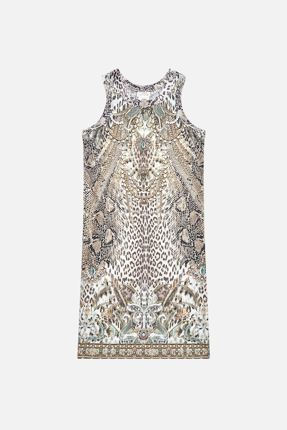 Milla by CAMILLA kids jersey tank dress in Looking Glass Houses print