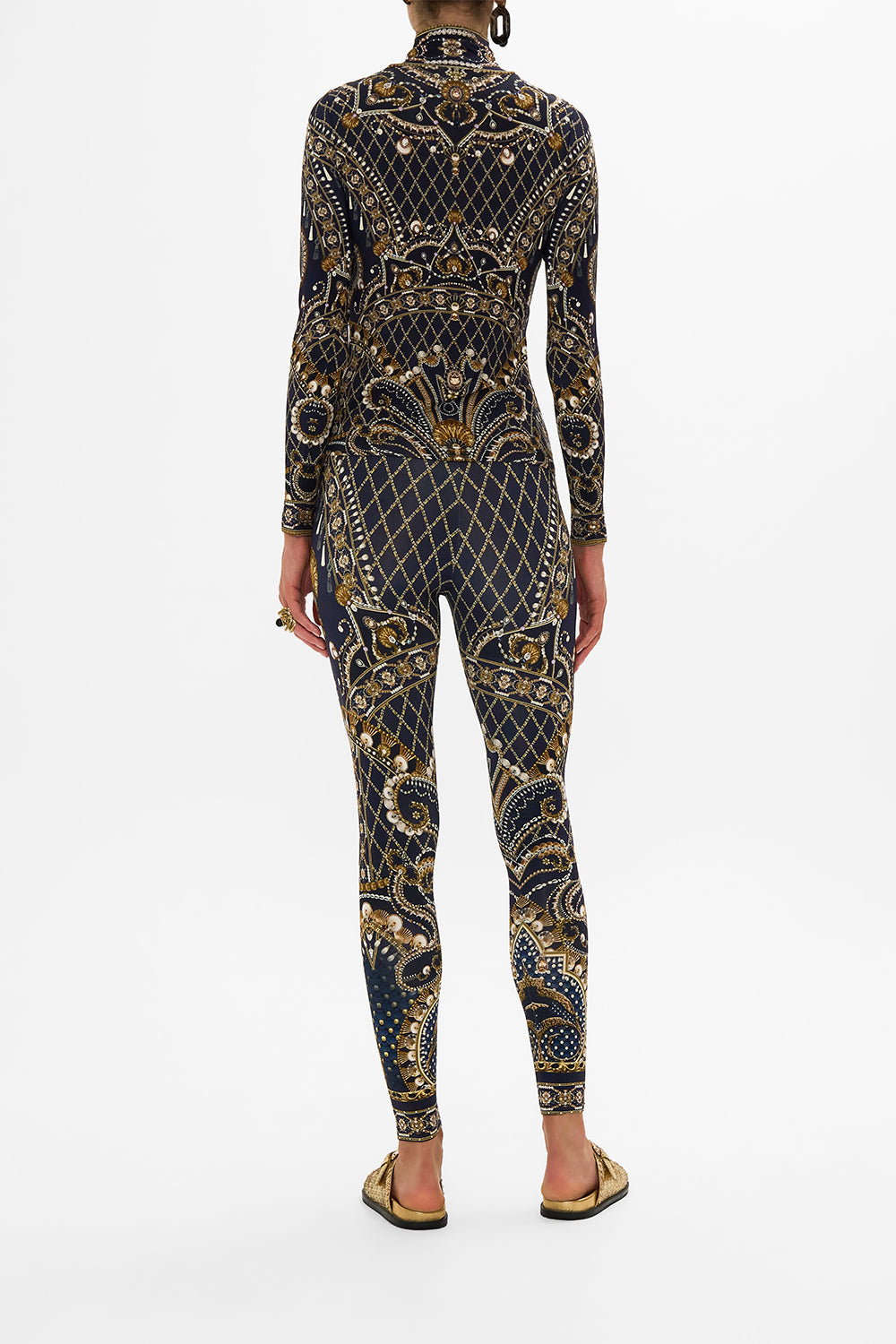 CAMILLA Gold/Black Leggings in Dance with the Duke