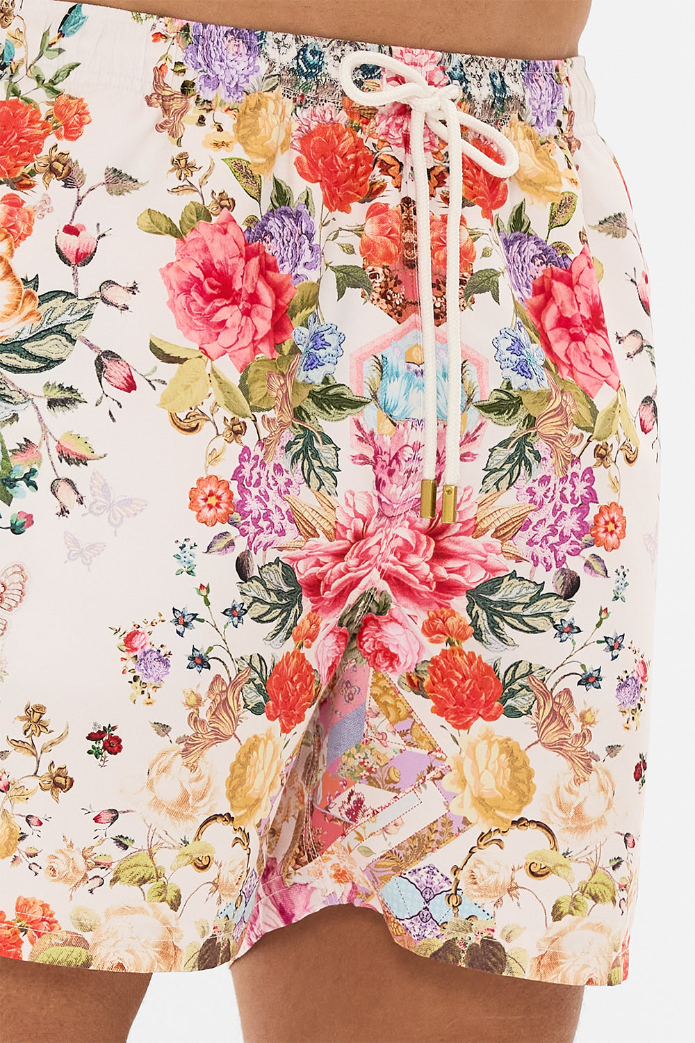 Hotel Franks by CAMILLA floral mid length boardshort in Sew Yesterday