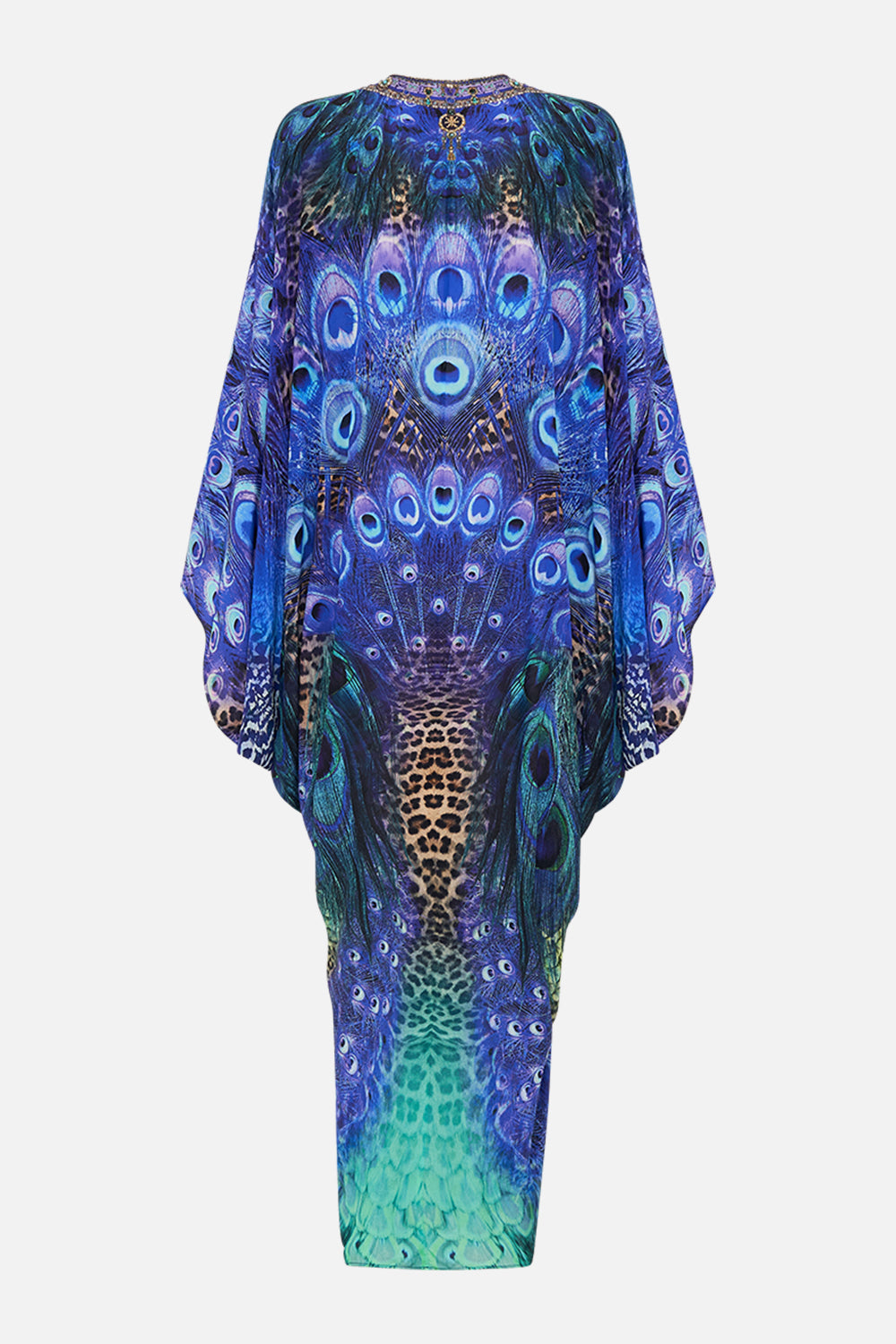 T SHAPE LONG KAFTAN PEACOCK ROCK