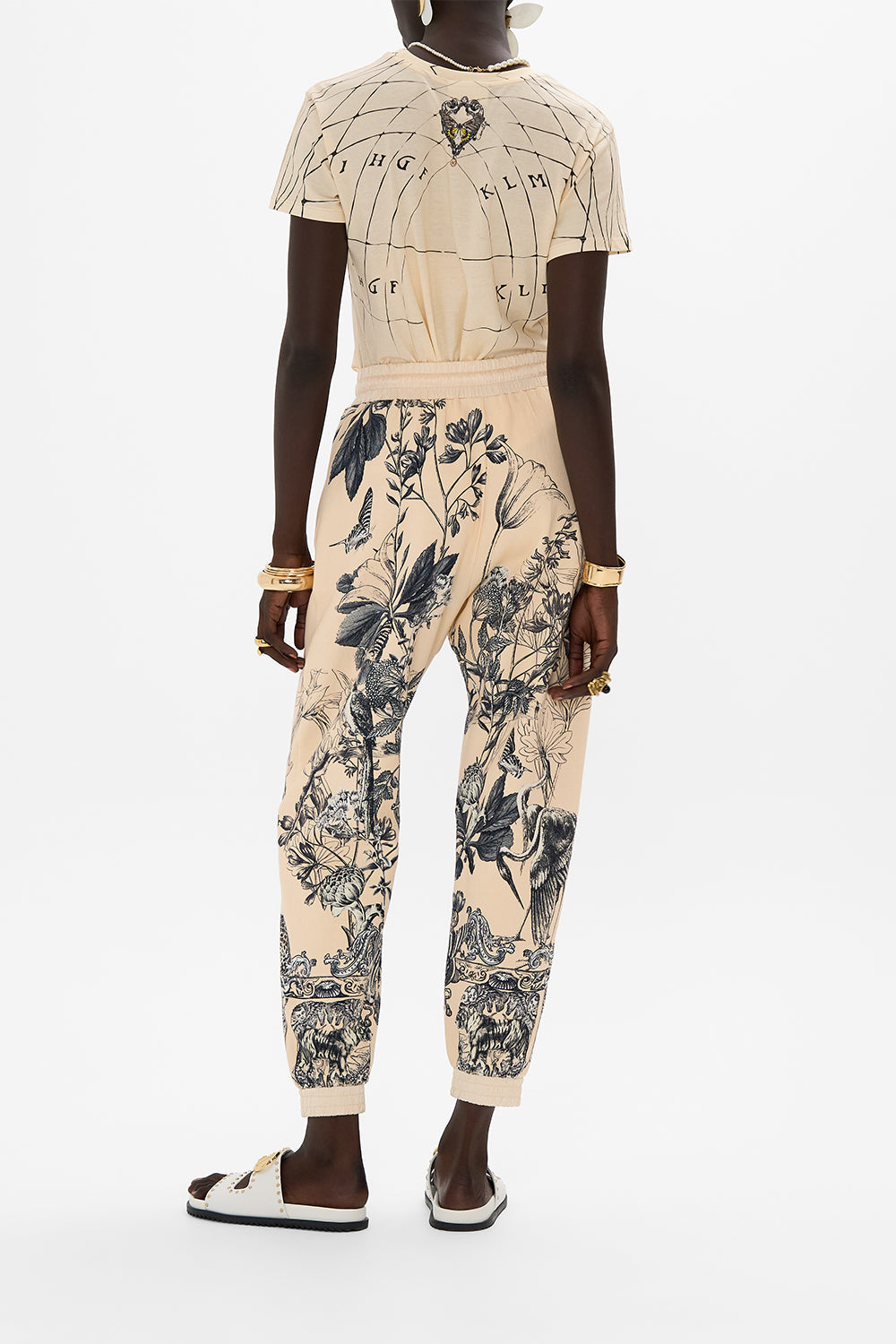 CAMILLA embellished t shirt in Etched Into Eternity print