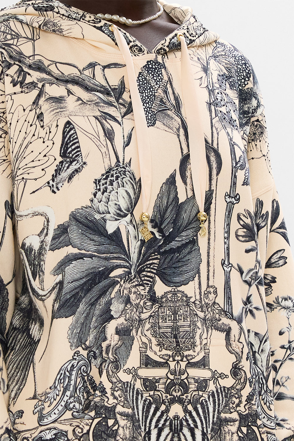 CAMILLA oversized hoodie in Etched Into Eternity print