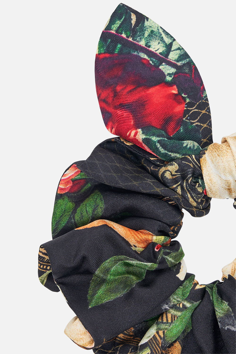 CAMILLA floral scrunchie in Magic in the Manuscripts