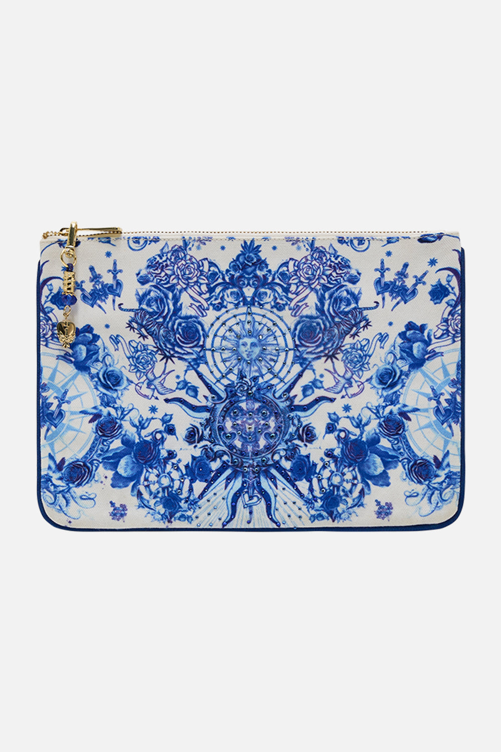 SMALL CANVAS CLUTCH IMMORTAL INK