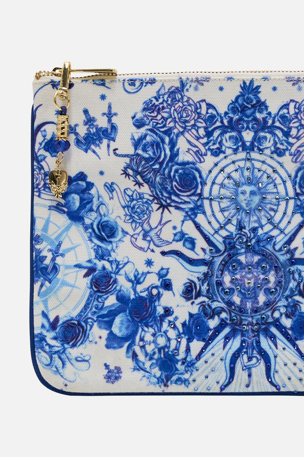 SMALL CANVAS CLUTCH IMMORTAL INK