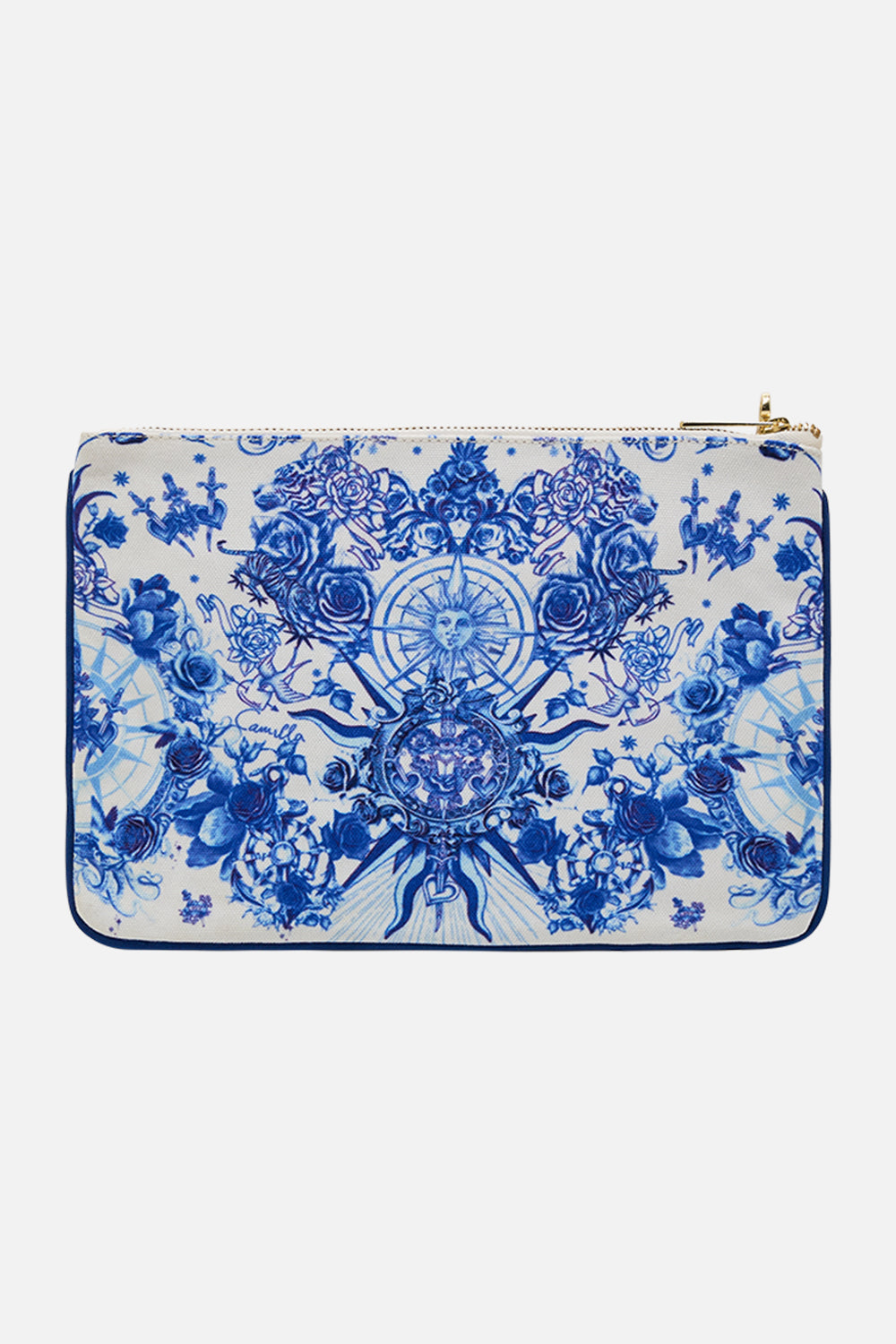 SMALL CANVAS CLUTCH IMMORTAL INK