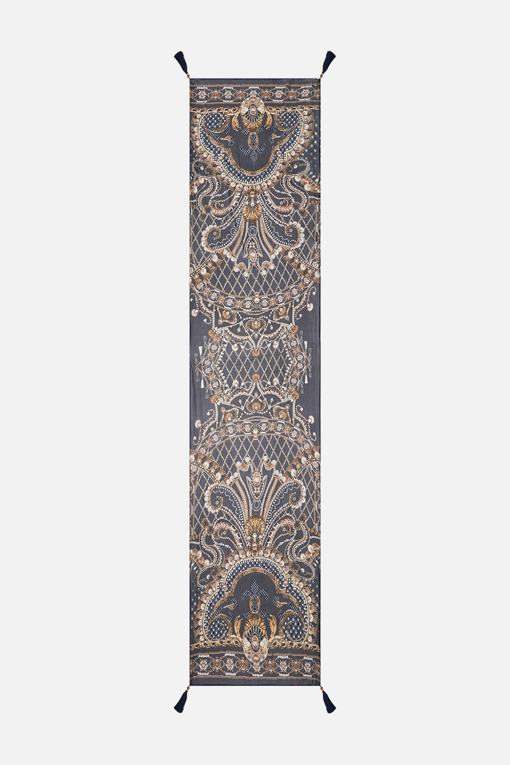 CAMILLA gold/black long scarf in Dance with the Duke