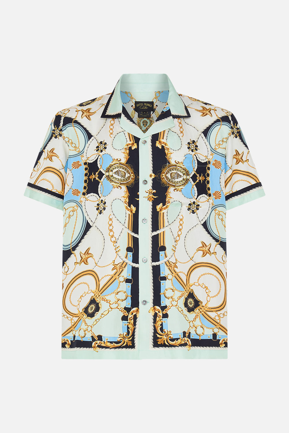 Hotel Franks By CAMILLA mens shirt Sea Charm print