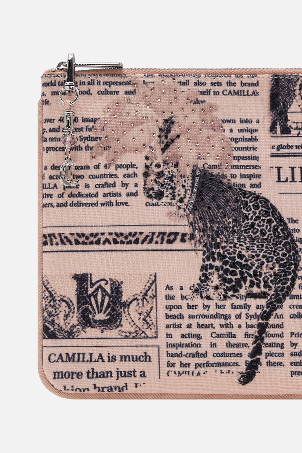 SMALL CANVAS CLUTCH FAME FEVER