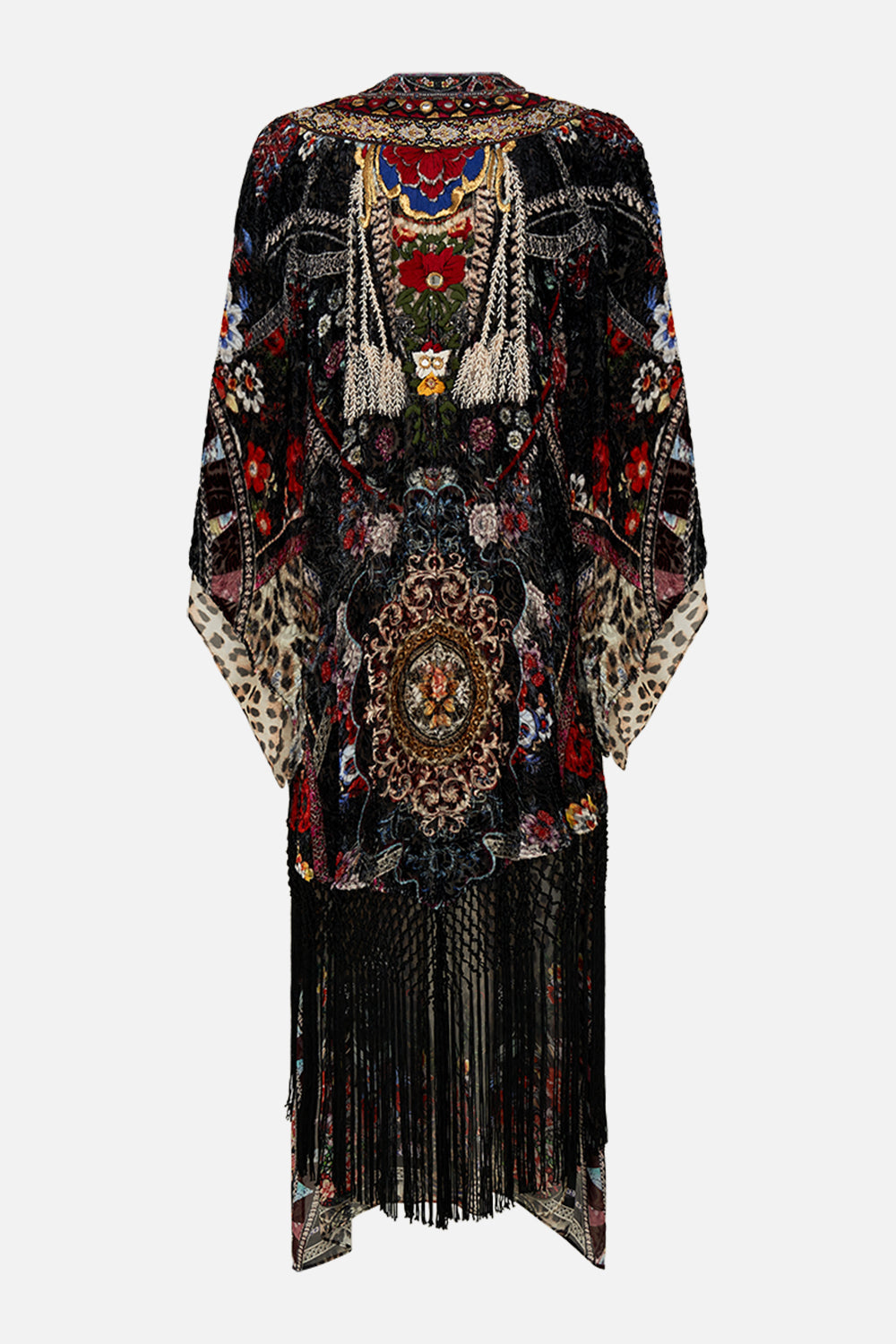 CAMILLA silk kimono in Volendam Dolls print