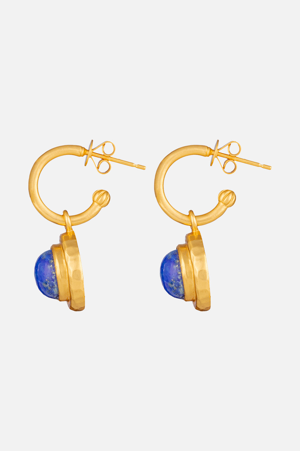 KAMEO LAPIS STONE EARRINGS MULTI