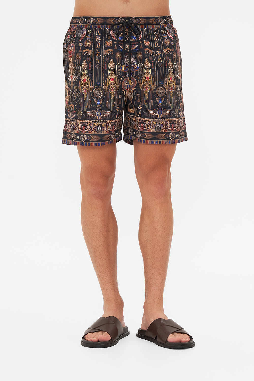 Hotel Franks By CAMILLA Mid Length Boardshort in Cartouche Kingdom Print